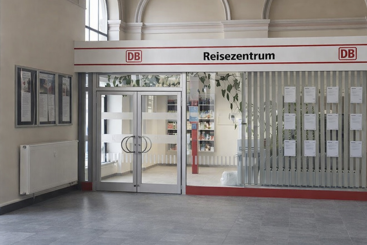 DB Vertrieb GmbH, DB Reisezentrum Hof Hbf